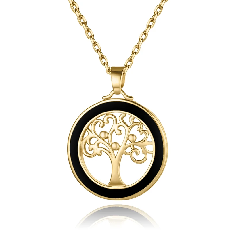 Plated Brass Europe and the United States Wind Fashion Tree of Life Necklace made by BlueOne Jewelry