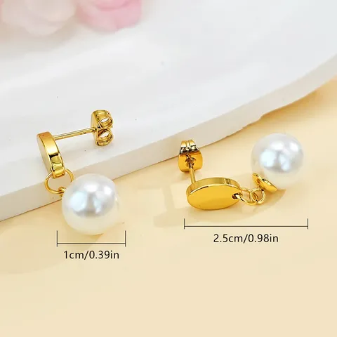 European and American Pearl Earrings Niche Design Fashion Ear Cuffs Pearl - view 3