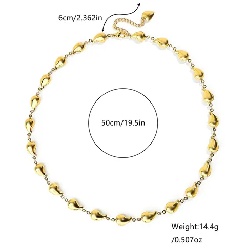 Simple Water Drop Design Women’s Necklaces Jewelry Versatile Niche - view 3