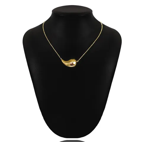 Direct Models Simple Versatile Small Droplet Set Necklace Earrings Temperament Retro - view 2