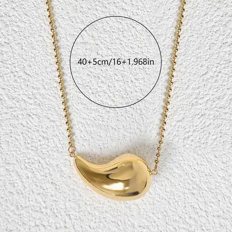 Direct Models Simple Versatile Small Droplet Set Necklace Earrings Temperament Retro - view 3