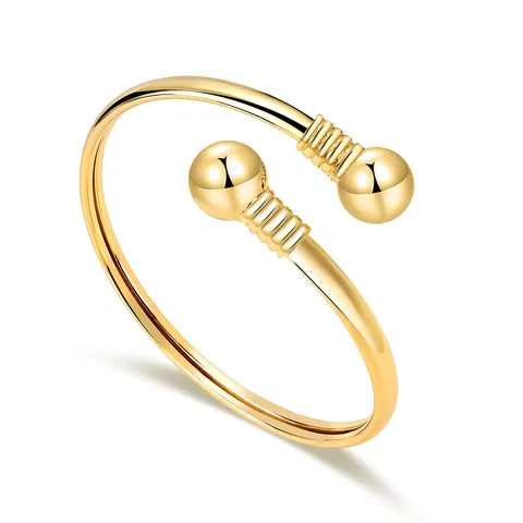 Plated Brass Direct Sale Open Bracelet Bangle Bracelet Lucky Blessing Jewelry - Plated Brass jewelry made by BlueOne Jewelry