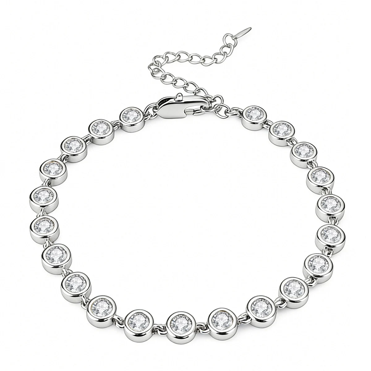 Fashion Bracelet Luxury-inspired Premium Feel Adjustable Geometric Copper-set Zirconia Jewelry made by BlueOne Jewelry