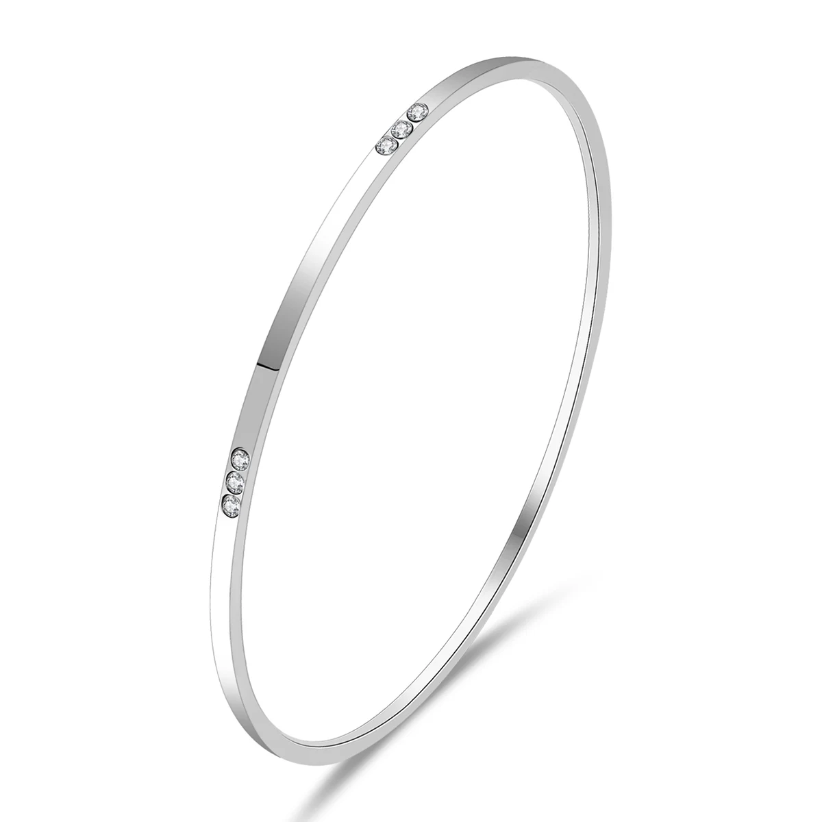 Cubic Zirconia Fashion Creative Zirconium Steel Bracelet for Women Trending Style Elegant Aesthetic made by BlueOne Jewelry