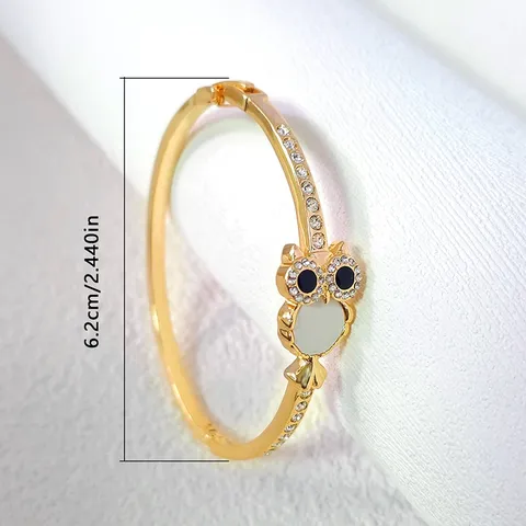 Fashion Stainless Steel Diamond Jewelry Europe and the United States Retro Charm Bracelet - view 3