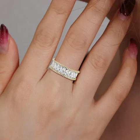Models Full of Diamond Row Ring Niche Senior Europe and the - view 2