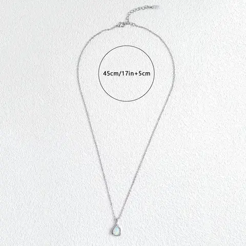 French Light Luxury Romantic Simple Hollow Drop Pendant Necklace Stainless Steel - view 3