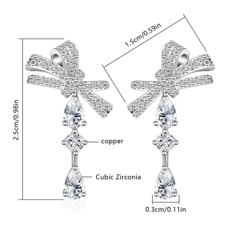 High-end Exquisitely Crafted Stud Earrings for Women Light Luxury and Niche - view 3