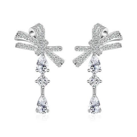High-end Exquisitely Crafted Stud Earrings for Women Light Luxury and Niche - Plated Brass jewelry made by BlueOne Jewelry