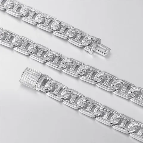 Hip Pop Miami Cuban Necklace for Men Women N003 - view 3