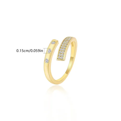 Japan and South Korea Ring Female Korean Version of Personalized Finger - view 3