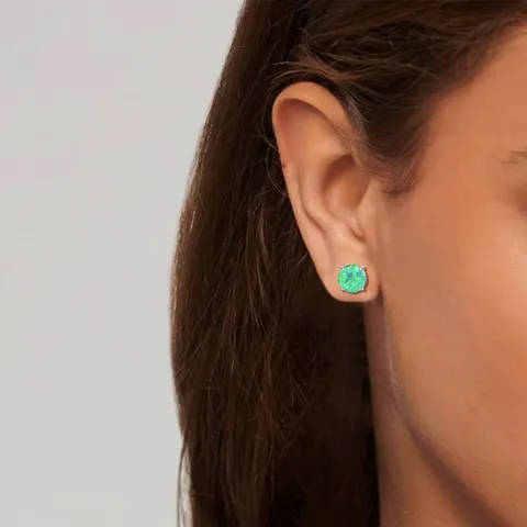 Japan and South Korea Version of the Simple Temperament Personality Wild Stud Earrings - view 2