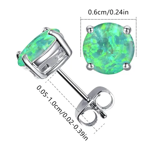 Japan and South Korea Version of the Simple Temperament Personality Wild Stud Earrings - view 3