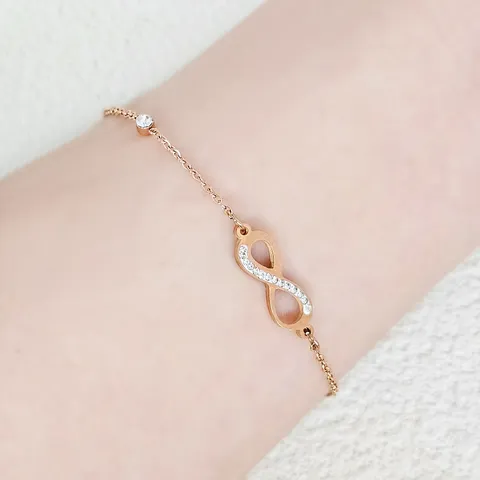 Korean Version of the of Popular Fashion Simple Endless 8 Word Charm Bracelet - view 2