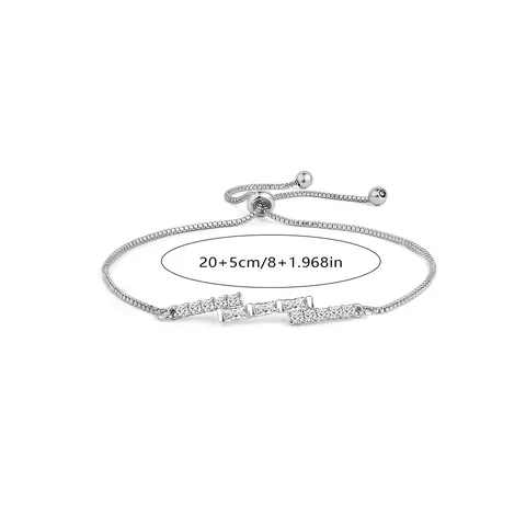 Korean Version of the Ultra-flash Zirconia Titanium Steel Bracelet Female High-level - view 3