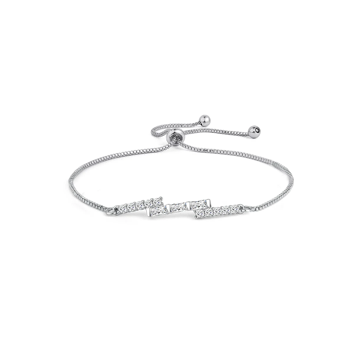 Korean Version of the Ultra-flash Zirconia Titanium Steel Bracelet Female High-level made by BlueOne Jewelry