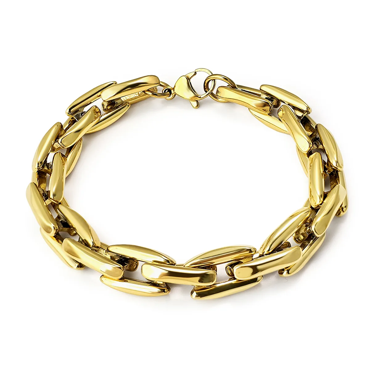 Light Luxury Handmade Chain Hip-hop Men and Women Chain Bracelet Titanium made by BlueOne Jewelry