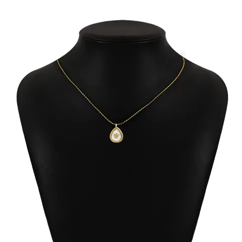 Light Luxury Ins Style Natural Shell Water Drop Pendant Fashion Versatile Collarbone Chain - view 2