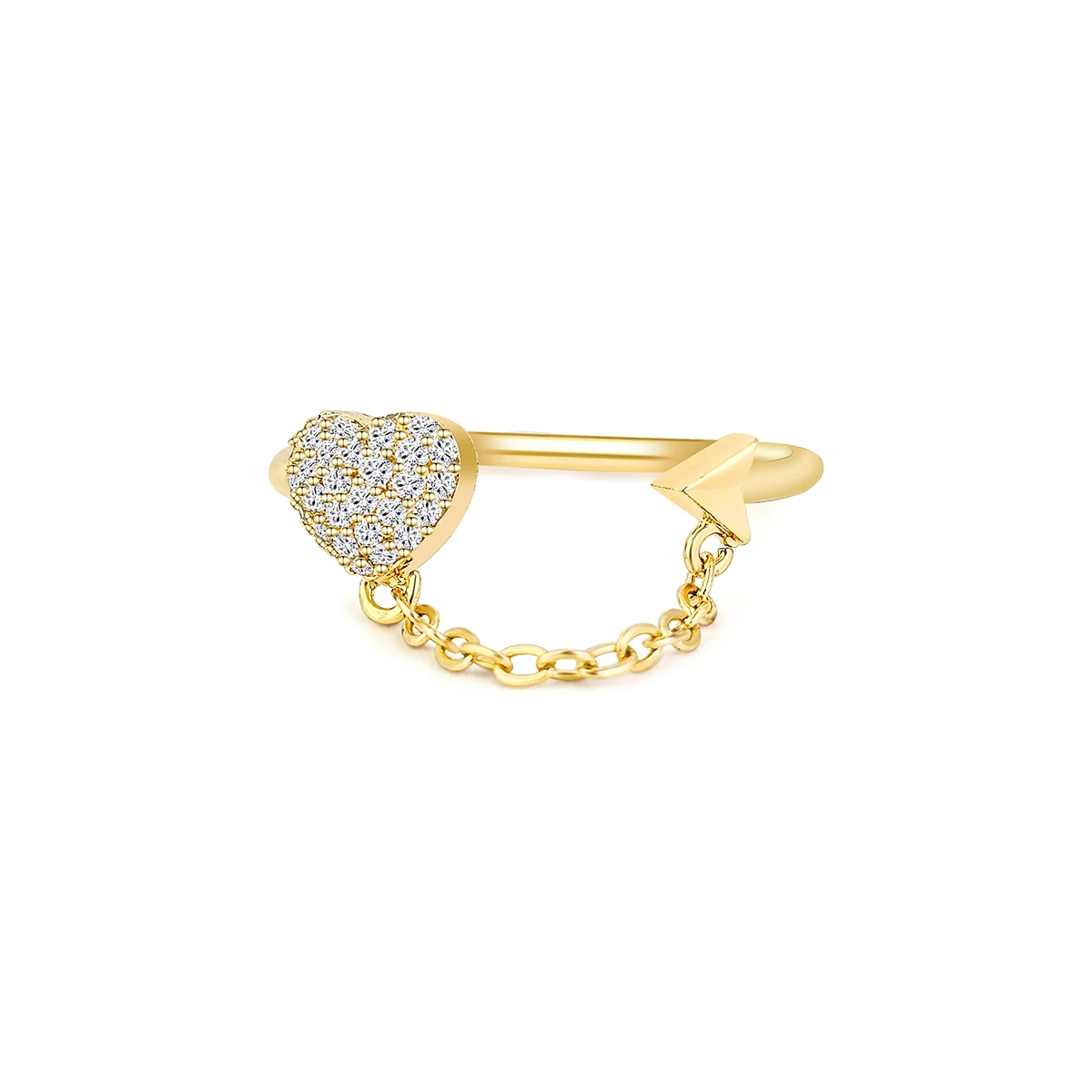 Love Irregular Ring Female Ins Niche Design Sense Senior Finger Ring made by BlueOne Jewelry