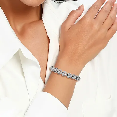 Love Valentine’s Day Gift Love with Zirconia Fashion Women’s Bracelet - view 2