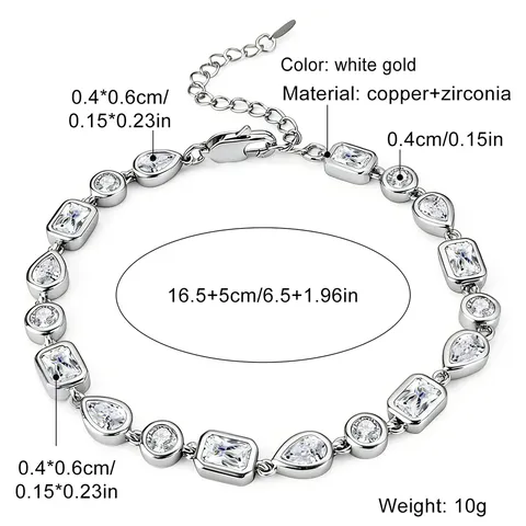 Luxury-inspired Sophisticated Bracelet for Women. Adjustable Geometric Cuff with Copper and Bangle - view 3