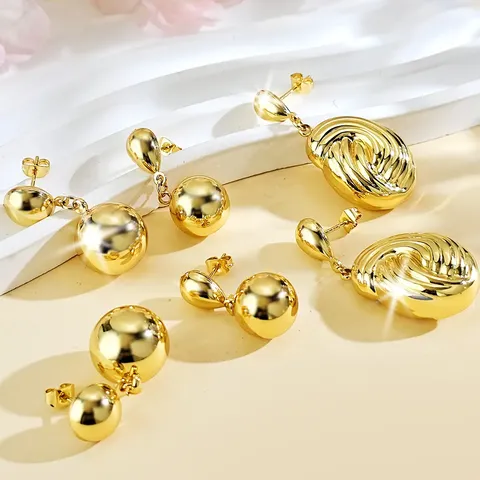 Luxury Minimalist Niche Design Premium Earrings Women - view 3