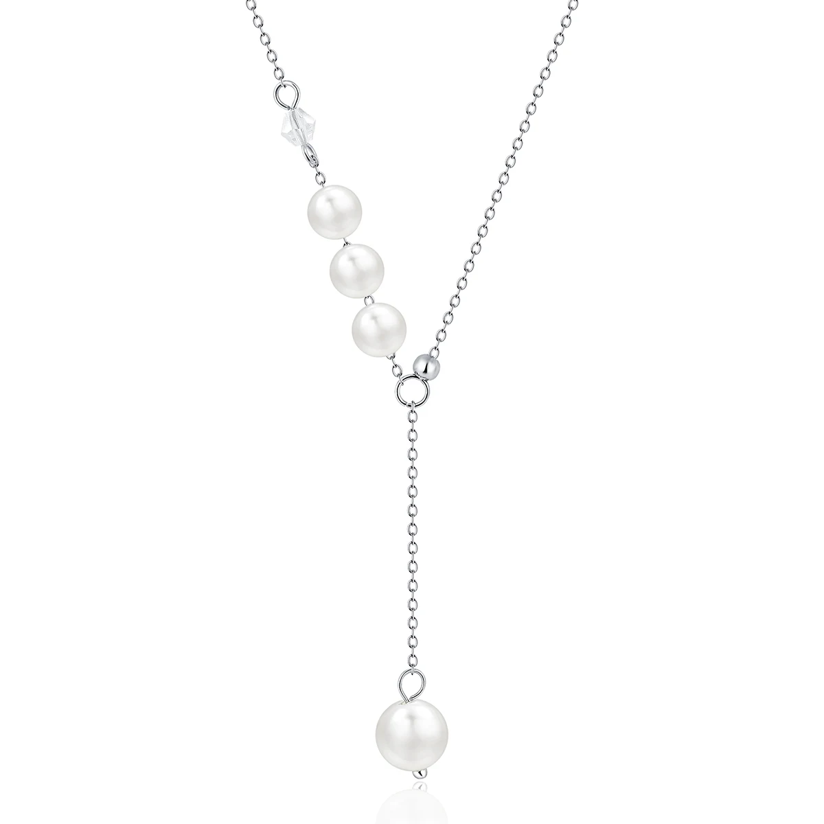 Necklace Female Wild Female Niche Faux Pearl Necklace Simple Light Luxury Collarbone Chain made by BlueOne Jewelry