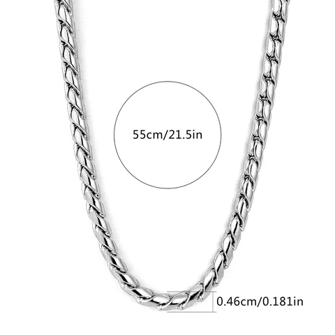 Necklace Ladies All Match High-grade Bright Face Wide Plate Wearing Clavicle - view 3