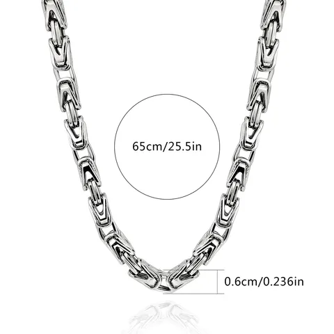 Necklace Male Titanium Steel Stainless Steel Necklace Female Versatile Personalized Trend - view 3