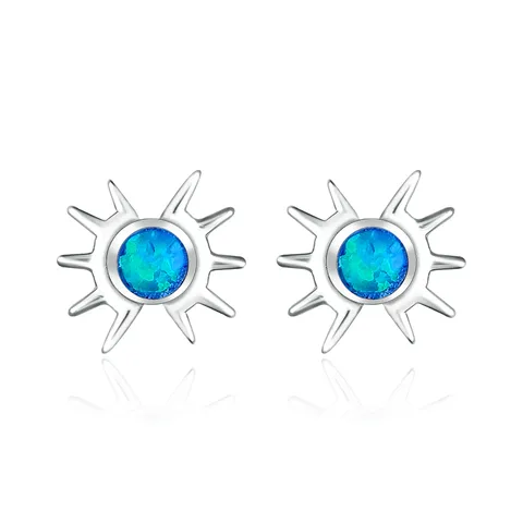 Blue Auburn Earrings Accessories Simple Female Jewelry One Piece Delivery - Plated Brass jewelry made by BlueOne Jewelry