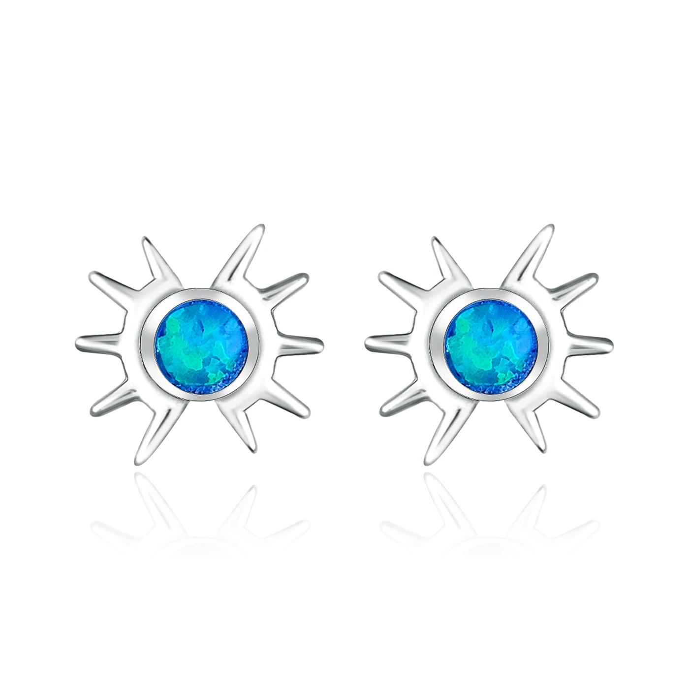 Blue Auburn Earrings Accessories Simple Female Jewelry One Piece Delivery made by BlueOne Jewelry