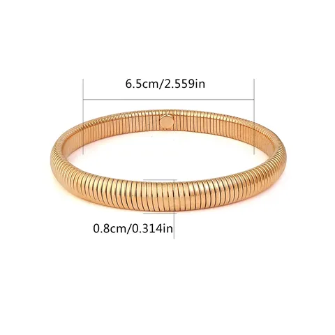 Fashion European and American Antique Style Fashion Titanium Steel Wide Bracelet - view 3