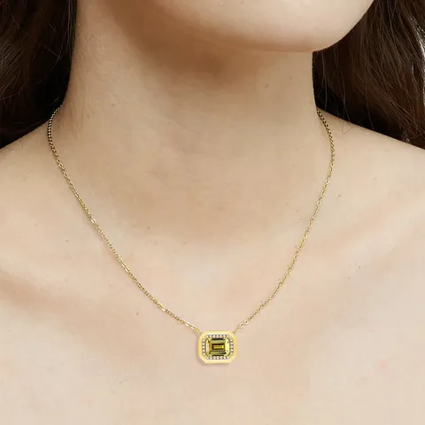 Fashion Micro-set Zirconia Niche Temperament High-grade Sense Pendant Necklace for Women - view 2