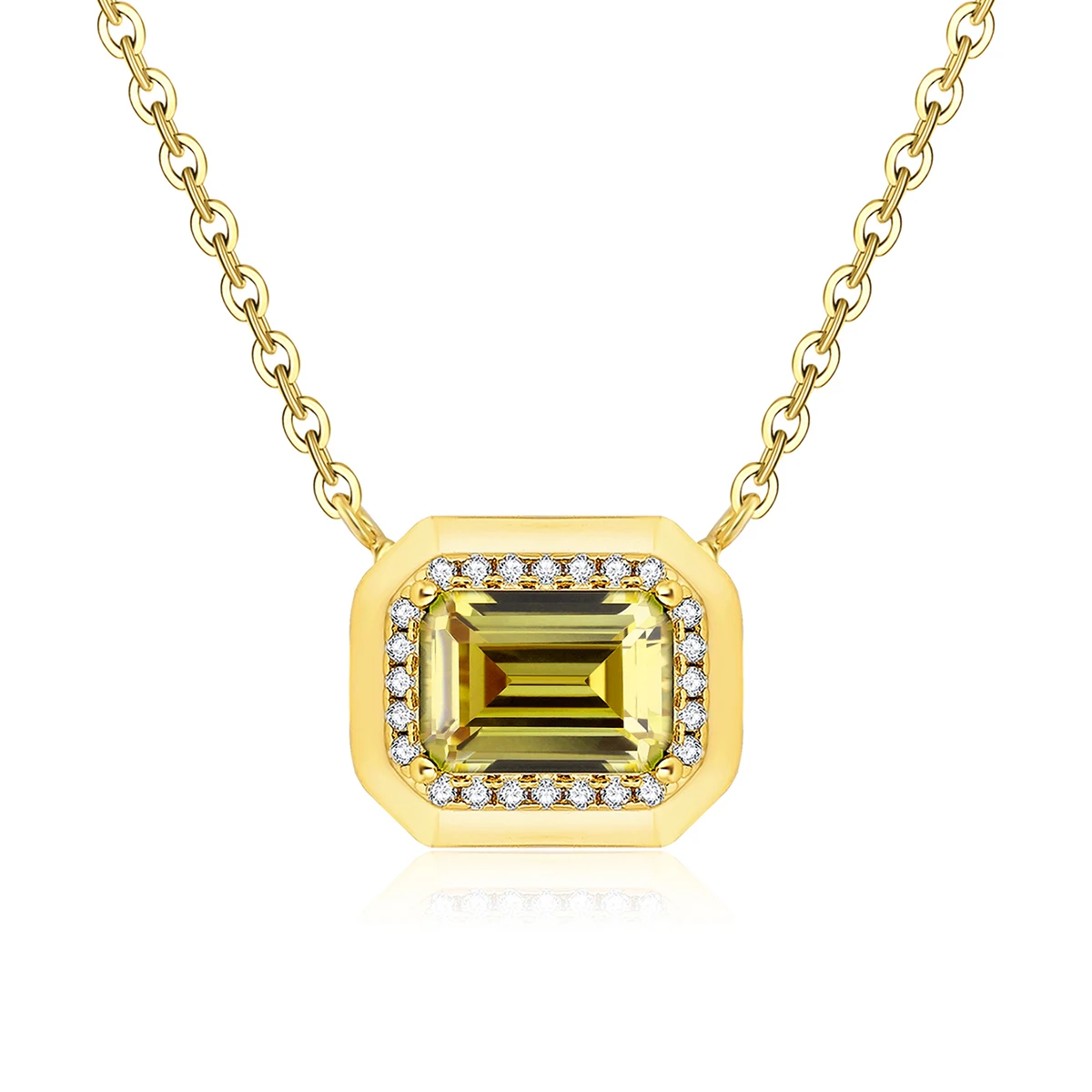 Fashion Micro-set Zirconia Niche Temperament High-grade Sense Pendant Necklace for Women made by BlueOne Jewelry