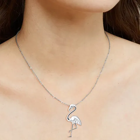Flamingo Necklace Platform European and American Jewelry - view 2