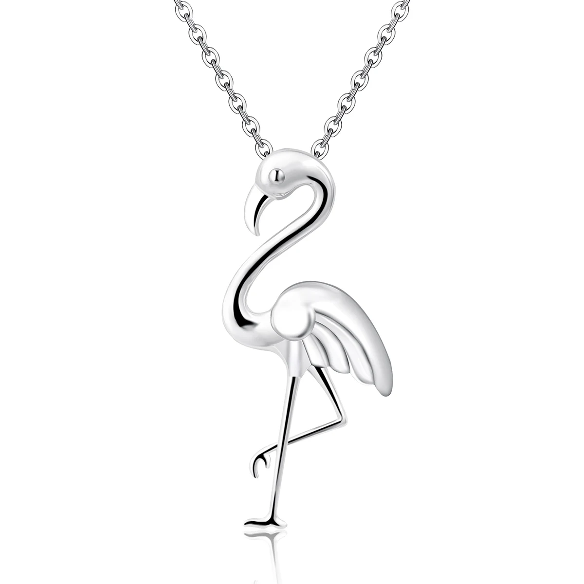 Flamingo Necklace Platform European and American Jewelry made by BlueOne Jewelry