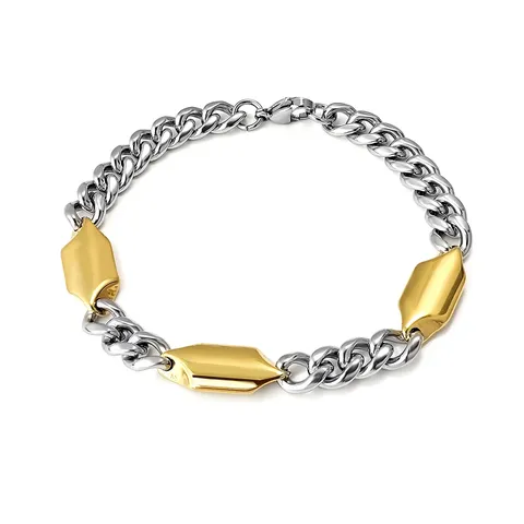 Personalized Titanium Steel Bracelet Men’s Cuba Stainless Steel Does Not Lose - Stainless Steel jewelry made by BlueOne Jewelry