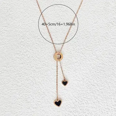 Niche Design Super Fairy Titanium Steel Necklace Female Models Light Luxury Collarbone Chain - view 3
