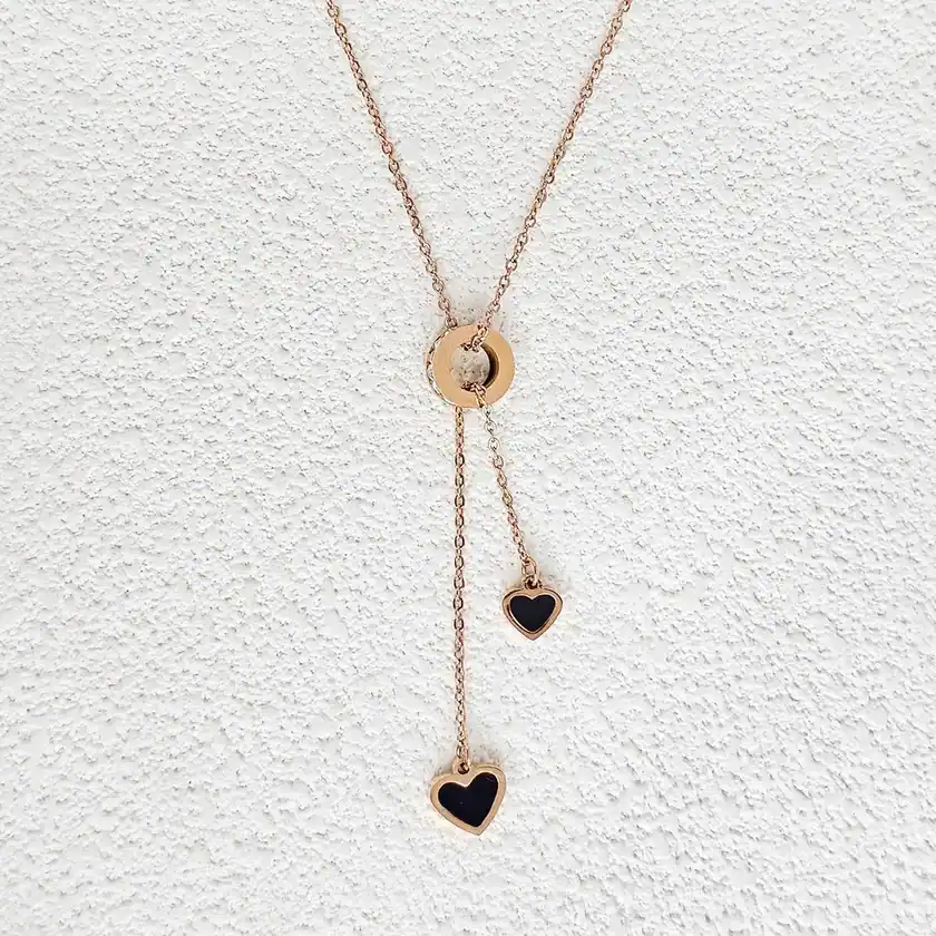 Niche Design Super Fairy Titanium Steel Necklace Female Models Light Luxury Collarbone Chain made by BlueOne Jewelry
