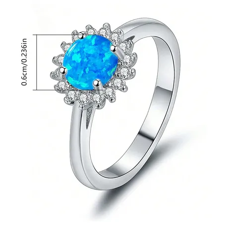 Opal Fashion Creative Opal Ring Jewelry Express Special Jewelry Ring Jewelry - view 3