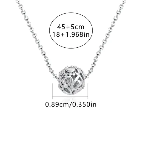 Orb Necklace Women Light Luxury Niche Design Hundreds Lockbone Chain Simple - Style 4459 - view 3
