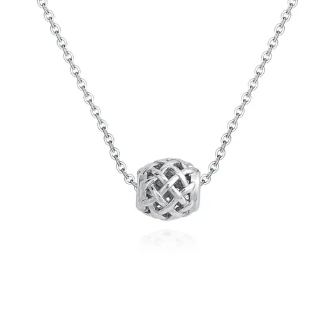 Orb Necklace Women Light Luxury Niche Design Hundreds Lockbone Chain Simple - Style 4485 - Plated Brass jewelry made by BlueOne Jewelry