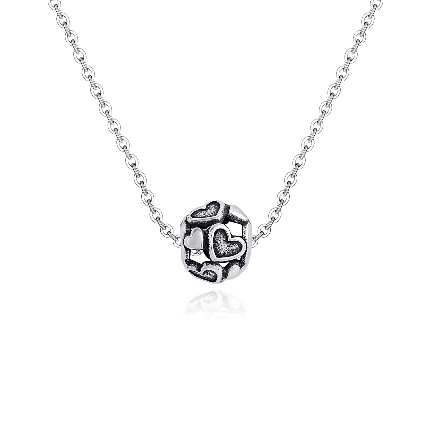 Plated Brass Orb Necklace Women Light Luxury Niche Design Hundreds Lockbone Chain Simple made by BlueOne Jewelry
