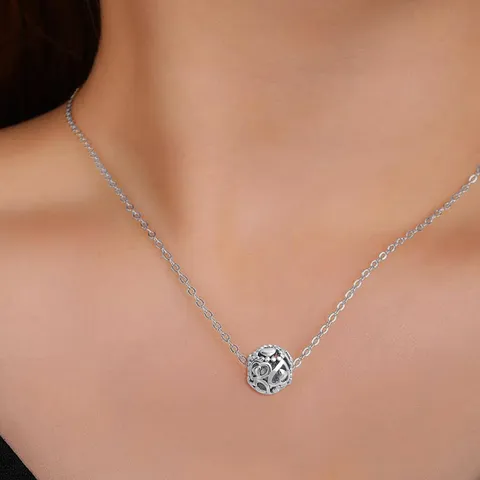 Orb Necklace Women Light Luxury Niche Design Hundreds Lockbone Chain Simple - Style 4459 - view 2