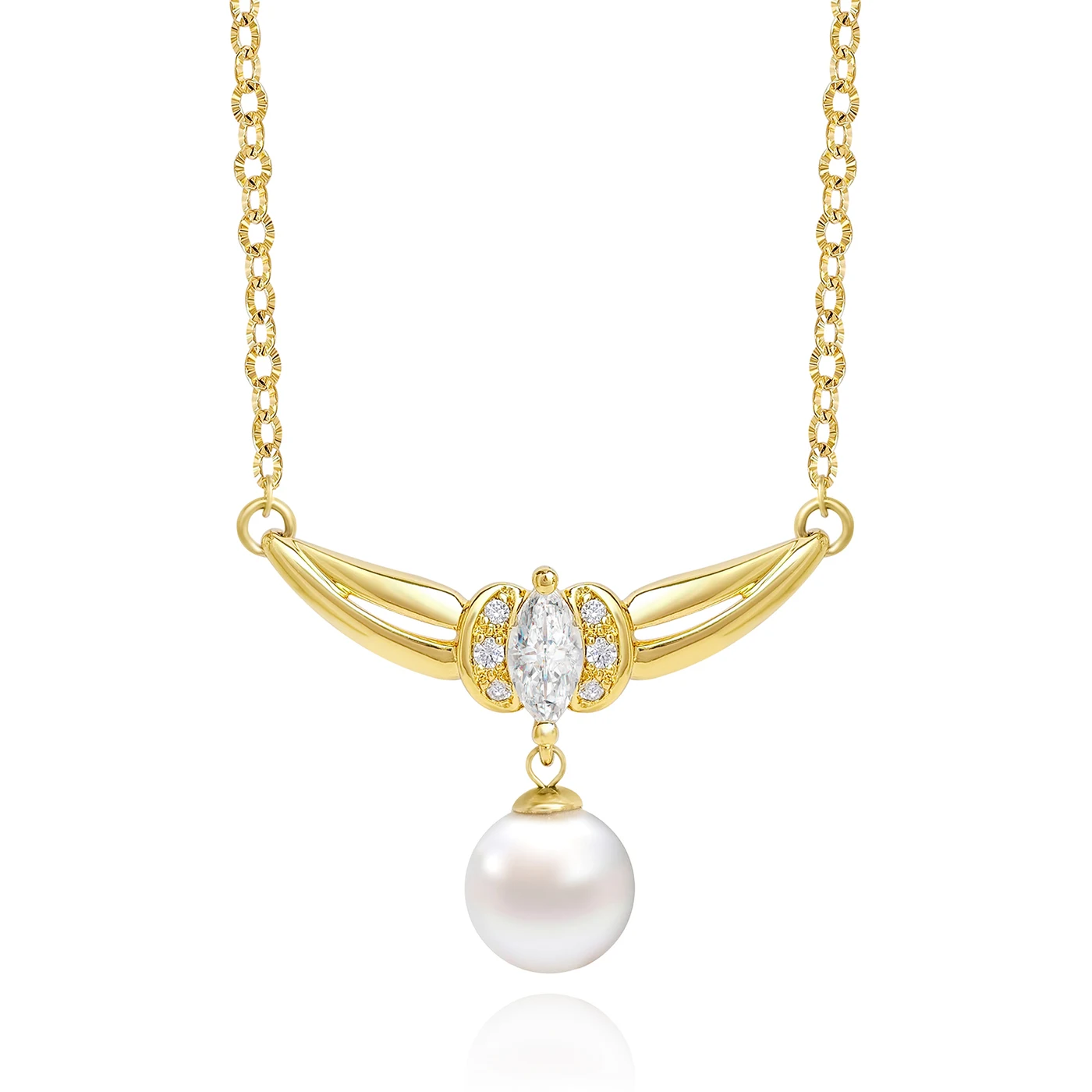 Pearl Necklace Light Luxury Sense Necklace Female Tide Temperament Personality made by BlueOne Jewelry