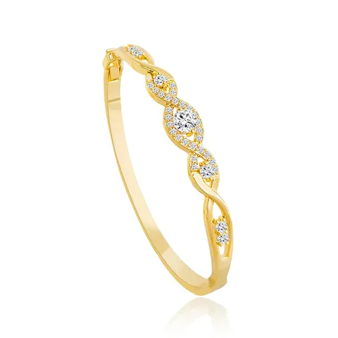 Retro Hollow Wave Ring Fashion Personality Ins Tide Bracelet - Plated Brass jewelry made by BlueOne Jewelry
