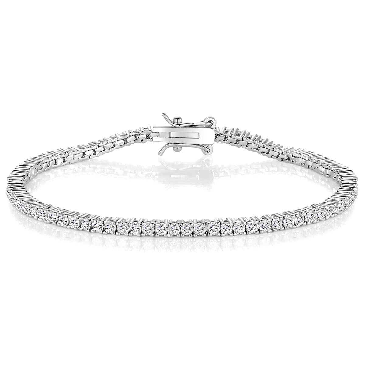 Senior Tennis Bracelet Full of Diamonds Personalized Fashion Trend in Europe made by BlueOne Jewelry