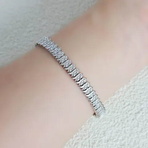 Cubic Zirconia Set Zirconia Bracelet Women Light Luxury Retro Niche Design Senior Models - view 3