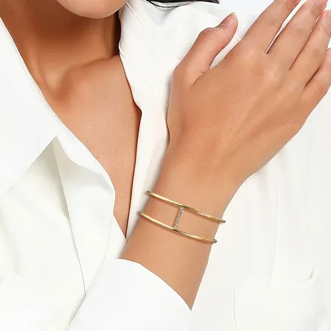 Simple Exquisite Micro-set Single-row Bracelet Female Temperament Light Luxury High-level Fashion - view 2