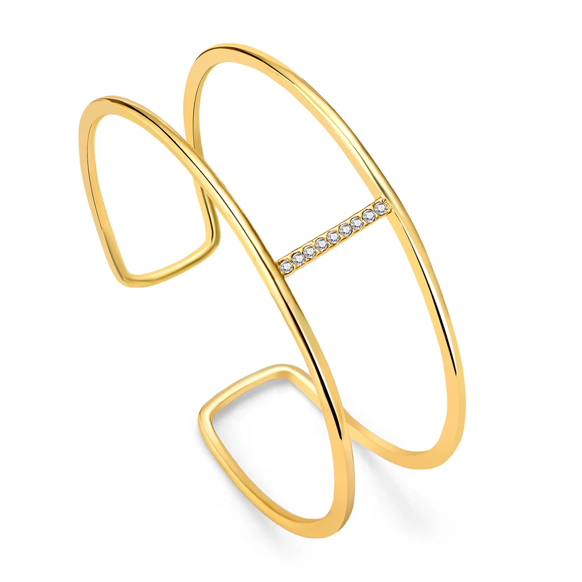 Simple Exquisite Micro-set Single-row Bracelet Female Temperament Light Luxury High-level Fashion made by BlueOne Jewelry